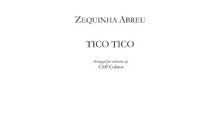 Zequinha de Abreu TicoTico no Fubá Arr Cliff Colnot Score  Audio [upl. by Wash]