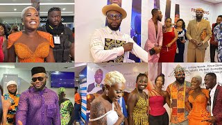 Fella Makafui Kalybos Prince David Osei amp Other Celebrities Arrival at Resonance Movie Premiere [upl. by Ellerahs]