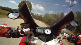 Riding the Ducati ST4S on back country roads [upl. by Sihonn]