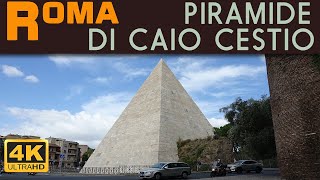 ROMA  Piramide di Caio Cestio e Porta San Paolo [upl. by Anaela]