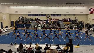 Crenshaw High School Varsity Cheer at the quotWar of the Rosesquot cheer competition [upl. by Akemihs]