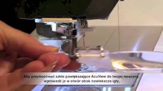 Lupa  szkło powiększające Janome Optic magnifier [upl. by Singleton]