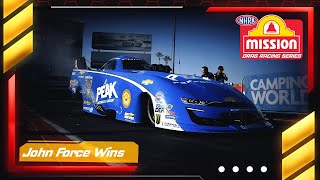 John Force wins his 156th career NHRA National Event [upl. by Costanza]