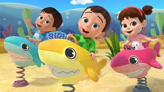 Baby Shark Park  Sick Song  Nursery Rhymes For Toddlers and Kids Songs [upl. by Naux]