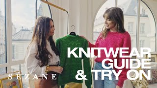 Knitwear guide amp try on  Sézane [upl. by Sil]