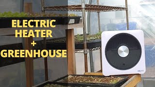 Electric Heater for Greenhouse How to Heat Small Greenhouse [upl. by Elkcim]