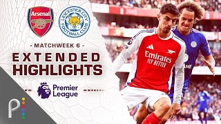 Arsenal v Leicester City  PREMIER LEAGUE HIGHLIGHTS  9282024  NBC Sports [upl. by Olenka]