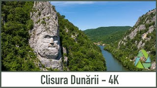 Clisura Dunării  De la Coronini la Orșova Romania  4K DRONE FOOTAGE [upl. by Atener905]