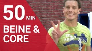 50 MIN  Beine amp Core Workout to build Strength and Power by Dr Daniel Gärtner © [upl. by Oicram]