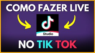 Como Fazer Live no TikTok pelo PC Tutorial Completo [upl. by Juan]