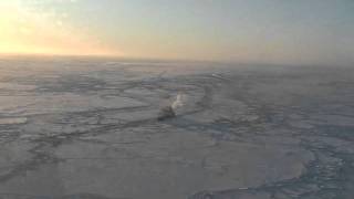 Coast Guard Cutter Healy continues tanker escort to Nome [upl. by Dutchman892]