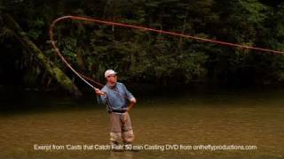 Fly casting Essentials Essential 1 Eliminate Slack line [upl. by Lusty]