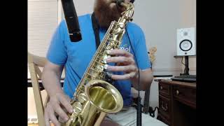 Bags Groove  Alto Saxophone Blues [upl. by Altis]