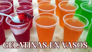 Gelatinas en Vasos Ideales Para Vender 💰 Gelatina de Sabores Para Mesa de Postres [upl. by Publus]