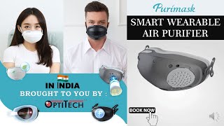 NEW REVOLUTIONARY  SMART WEARABLE AIR PURIFIER MASK quotPurimaskquot  BUY NOW  httpsbitly366adne [upl. by Firooc]