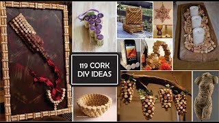 Ideas de Reciclaje de corchos de botellas de vinoCork DIY Ideas [upl. by Ettenowtna159]