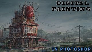 Digital Painting Process in PhotoShop by Derden [upl. by Nytsirk]