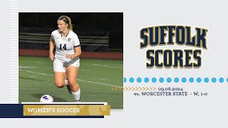 Suffolk Scores Womens Soccer vs Worcester State W 10 [upl. by Pammi870]