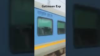 India s Fastest train Gatimaan Express at His Full speed [upl. by Adnirod]