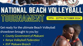 National beach Volleyball Tournament 2024 SENIOR MEN FINAL  Wote Kaiti White Sands Beach MAKUENI [upl. by East]