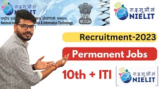 NIELIT Recruitment2023  STQC Recruitment 2023 [upl. by Nilrac]