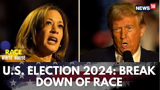 US Elections 2024 Latest News  Trump Vs Harris Make Closing Pitches In Campaign Final Hours  N18G [upl. by Doralyn]