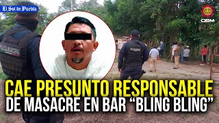 Cae en Puebla presunto responsable de masacre en bar de Cuautitlán Izcalli [upl. by Atirac106]