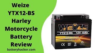 Weize YTX12 BS Harley Motorcycle Battery Review  A Comprehensive Analysis of Pros and Cons [upl. by Hitoshi761]