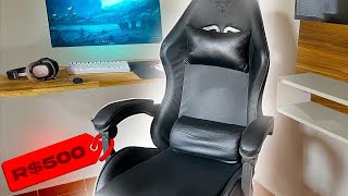 TUNANDO MEU SETUP COM UMA CADEIRA GAMER  Unboxing amp Review [upl. by Joelie]