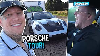 LIVE aus dem PORSCHE GT3 RS 😱🏁 Buxtehude Tour mit zarbexlive  MontanaBlack IRL [upl. by Ajnek756]