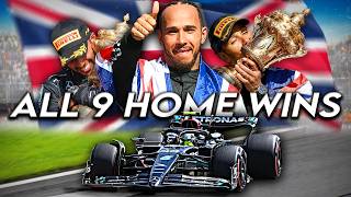 The Story of Lewis Hamiltons 9 Memorable British GP Wins [upl. by Zelda]