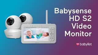 Babysense Split Screen HD S2 Video Baby Monitor Review  Babylist [upl. by Ydoj]