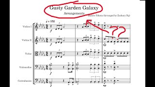 I arranged Gusty Garden for a string orchestra [upl. by Aneeuqal]