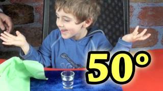 50° Coin disappear in a glass of water Easy Magic [upl. by Ayhdnas5]