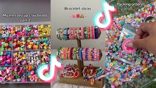 📿 Clay Bead Bracelet Making 💰 Small Business TikTok Compilation 98 [upl. by Esirtal865]