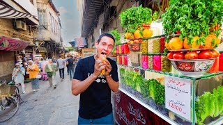 First Time in Syria 🇸🇾 14Hour SYRIAN STREET FOOD Tour in Damascus [upl. by Ahsinert673]