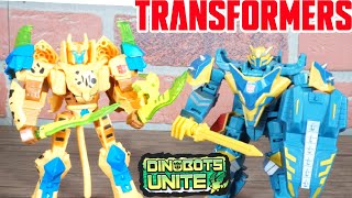 Transformers Cheetor and Thunderhowl Dinobots Unite Wave 1 Deluxe class Collection [upl. by Janene]