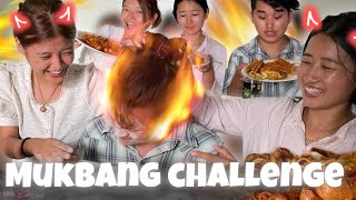 2X SPICY NOODLES CHALLENGE 🥵🔥jondavlogs challenge  Roji Thapa Official [upl. by Yerxa]