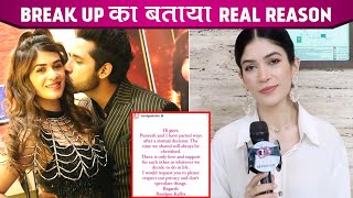 Bandgee Se Apne Break Up Par Puneesh Sharma Ne Kiya Khulasa Bataya Real Reason Diya Fans Ko Shock [upl. by Diba]