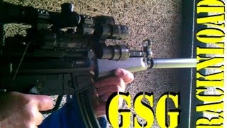 GSG5 MP5 22lr Fully kitted out [upl. by Noneek720]