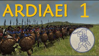 ARDIAEI Campaign  Total War ROME 2  1  Illyrian blitz [upl. by Ynafets]