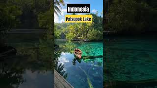 Indonesia Paisupok Lake Banggai Kepulauan Regency [upl. by Seraphim334]