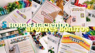 5 HORAS de APUNTES BONITOS 🌟 inspiración  nuevas ideas 💡 [upl. by Eliathan]