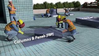 Cooling Tower Installation Simulation [upl. by Sulamith]