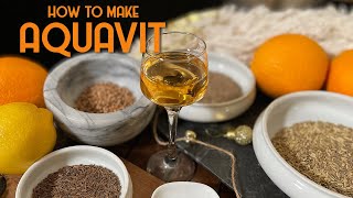 How to Make Traditional Aquavit and with extra spice Homemade Aquavit Recipe [upl. by Oznarol143]