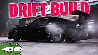 Building a DRIFT 180sx In CarX Street [upl. by Aleusnoc]