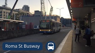 Brisbane TransLink Bus Vlog Buses at Roma St Busway Station [upl. by Otrebmuh751]