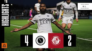 HIGHLIGHTS  Boreham Wood v Woking H  25th November 2023 [upl. by Windsor]