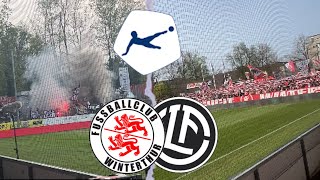 FC Winterthur vs FC Lugano  Stadionvlog  DOPPELTES COMEBACK VOM FC WINTERTHUR😮👏 VLOG 84 [upl. by Gill229]