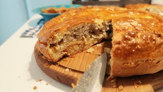 СОЧНЫЙ ПИРОГ С МЯСОМ И КАРТОШКОЙ  БЮДЖЕТНЫЕ РЕЦЕПТЫ [upl. by Millie]